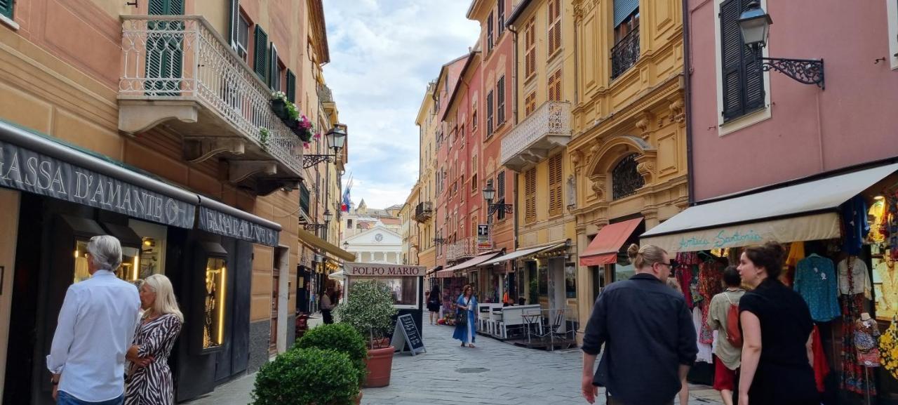 La Vie En Rose Flat Apartment Sestri Levante Bagian luar foto